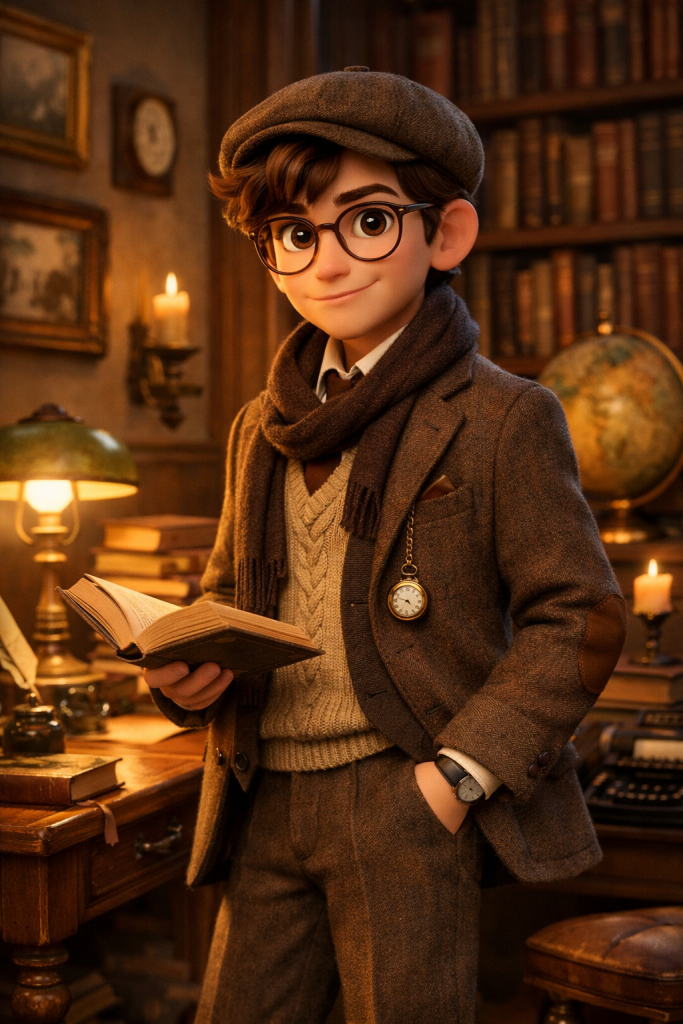 dark academia men fashion