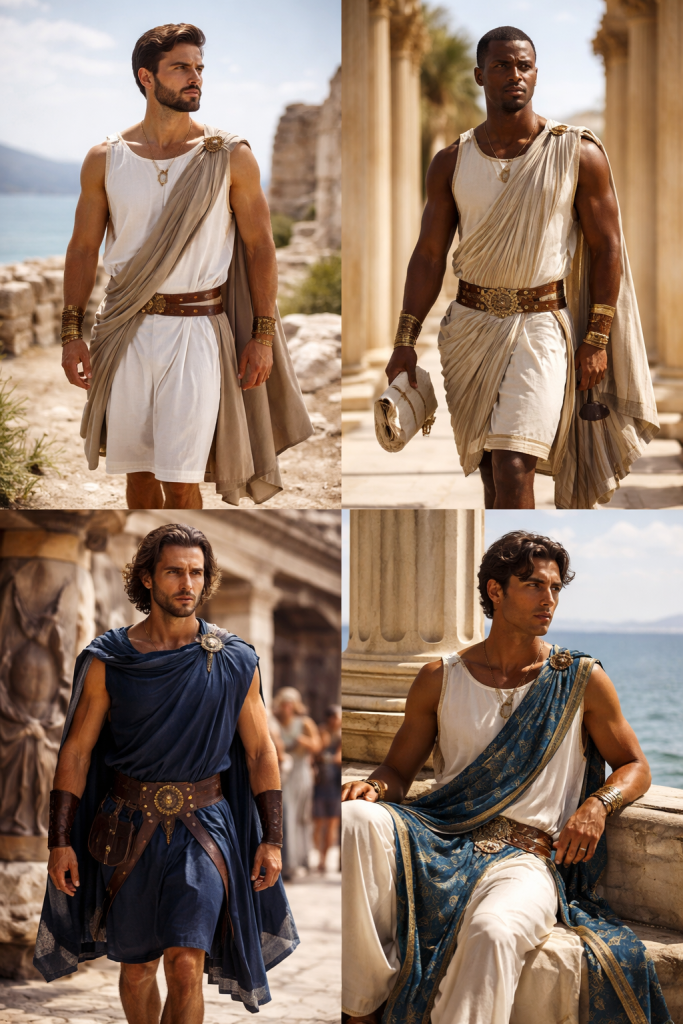 greek fashion men
