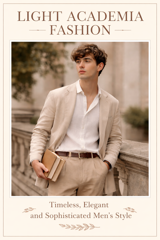 light academia fashion men