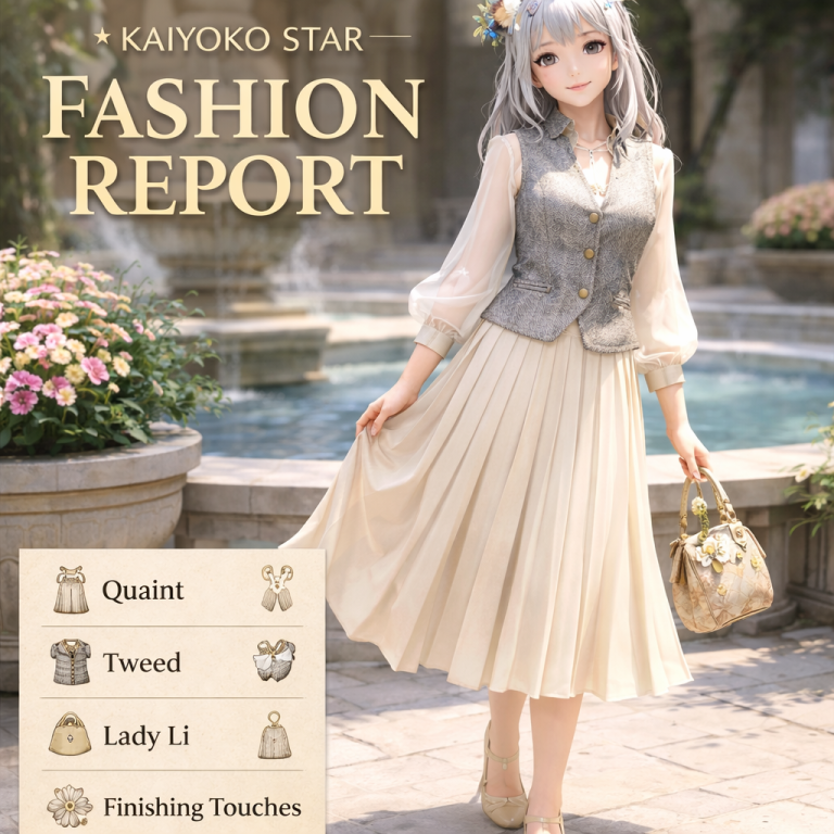 kaiyoko star fashion report