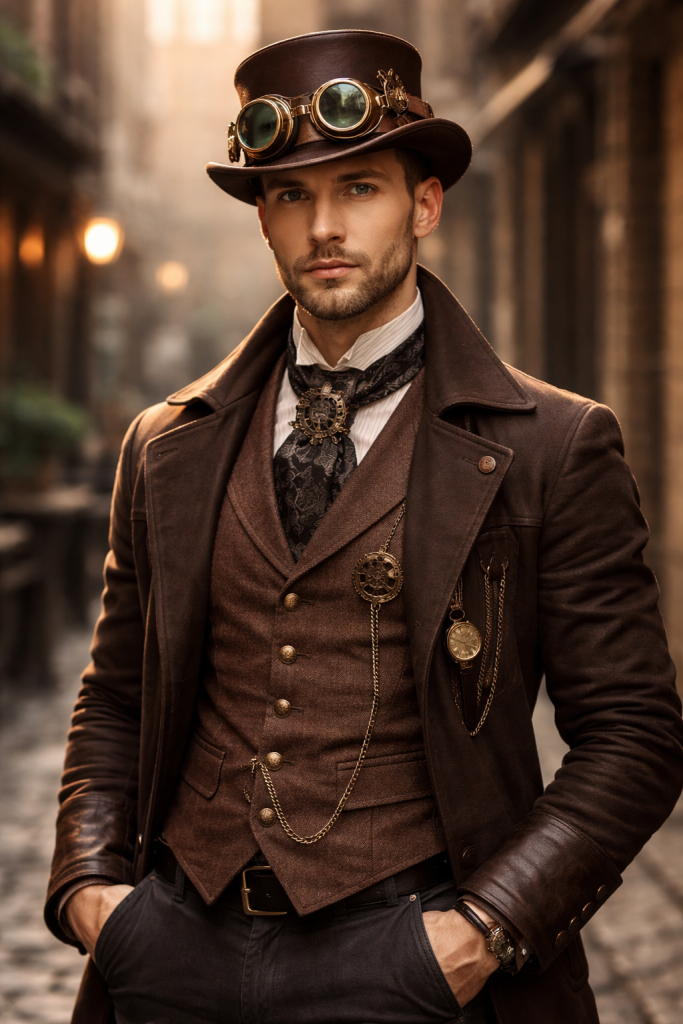 steampunk fashion men 