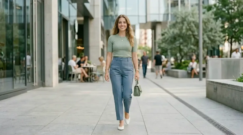 trendy petite outfit